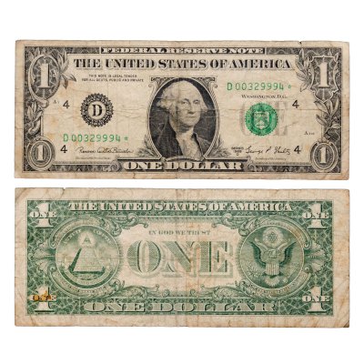 купить США 1 доллар 1969D (Pick 449е) D-Кливленд *-серия замещения