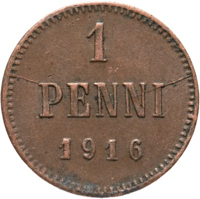 купить 1 пенни (penny) 1916