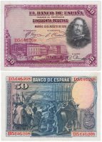 купить Испания 50 песет 1928 (Pick 75)