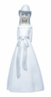 Купить Статуэтка "Девушка в шляпке", фарфор, роспись, мануфактура "Porceval porcelain", Испания, 1970-1990 гг.