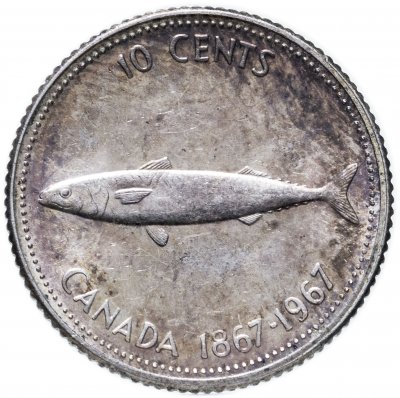 купить Канада 10 центов (cents) 1967 "100 лет Конфедерации"