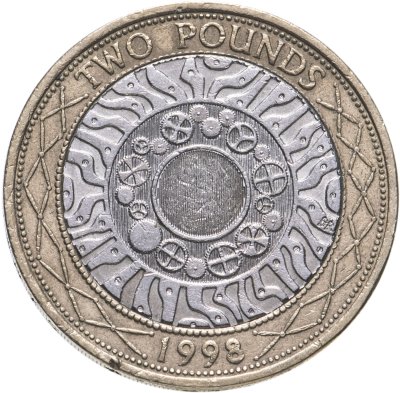 купить Великобритания 2 фунта (pounds) 1998