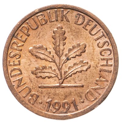 купить Германия (ФРГ) 1 пфенниг (pfennig) 1950-2001, случайный год