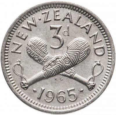 купить Новая Зеландия 3 пенса (pence) 1965