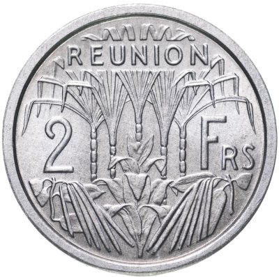 купить Реюньон 2 франка (francs) 1948