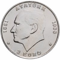купить Турция 500000 лир (lira) 1998 "500 000 Лир = 2 Евро"