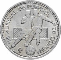 купить Португалия 100 эскудо (escudos) 1986 "Чемпионат мира по футболу 1986, Мексика"