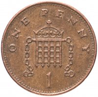 купить Великобритания 1 пенни 1992-1997