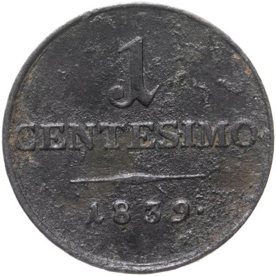 купить Ломбардия-Венеция 1 чентезимо 1839
