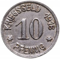 купить Германия (Зиген) нотгельд 10 пфеннигов 1918