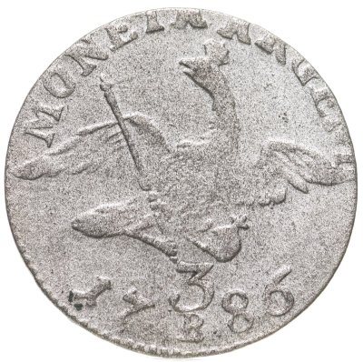 купить Германия, Пруссия 3 крейцера 1786