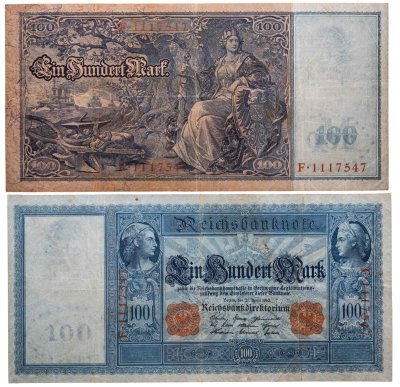 купить Германия 100 марок 1910