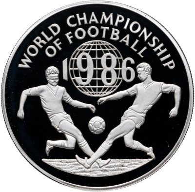 купить Ямайка 25 долларов 1986 "Чемпионат мира по футболу 1986, Мексика"