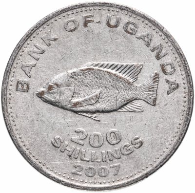 купить Уганда 200 шиллингов (shillings) 2007-2019, случайная дата