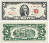 купить США 2 доллара 1963 (Pick 382a)