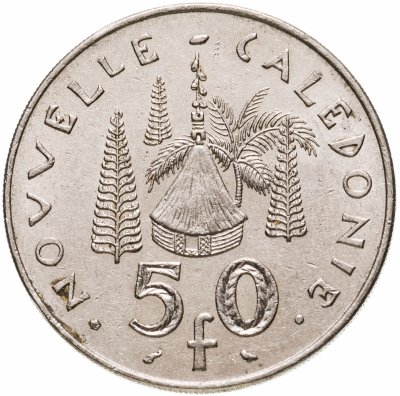 купить Новая Каледония 50 франков (francs) 1967