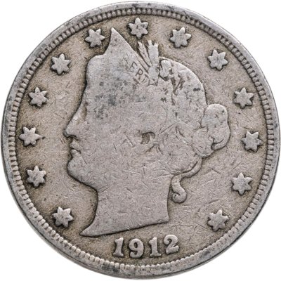 купить США 5 центов (cents) 1912 Liberty Nickel