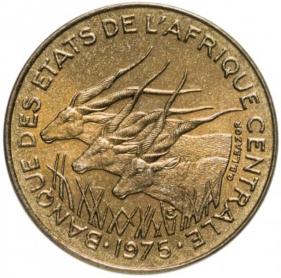 купить Центральная Африка (BEAC) 5 франков (francs) 1975