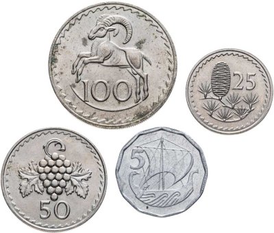 купить Кипр набор монет для обращения 1981 (4 шт.)
