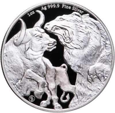 купить Чад 5000 франков (francs) 2023 Бык и медведь