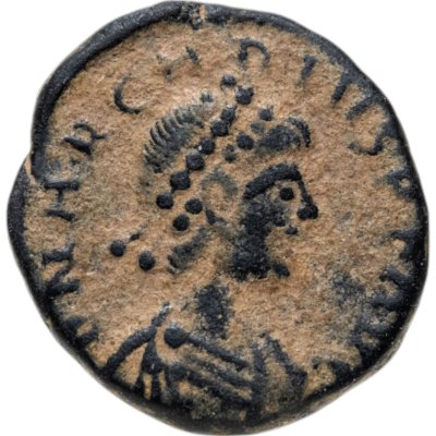 купить Римская империя, Аркадий, 383-408 годы, Нуммий.