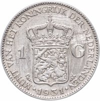 купить Нидерланды 1 гульден (gulden) 1931