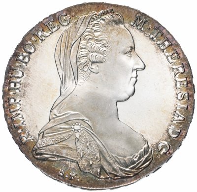 купить Рестрайк талера Марии Терезии 1780 года