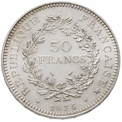 купить Франция 50 франков (francs) 1975