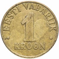 купить Эстония 1 крона (kroon) 1998-2006, случайная дата