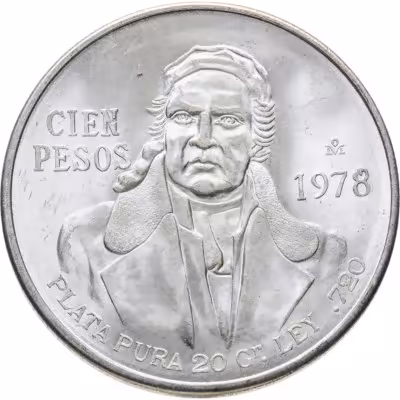 купить Мексика 100 песо (pesos) 1978