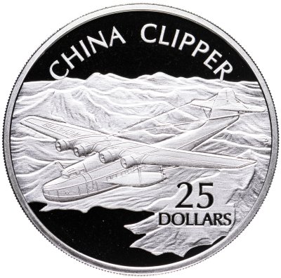 купить Соломоновы Острова 25 долларов (dollars) 2003 Самолёты - Мартин M-130 «Чайна клиппер» (China Clipper)