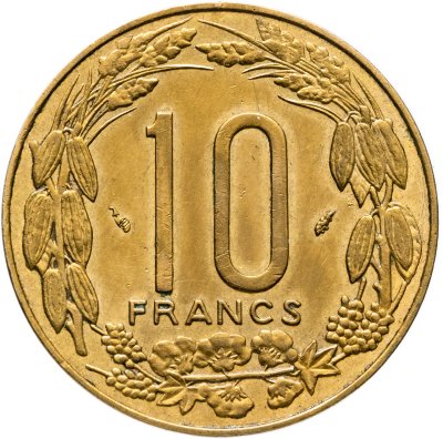 купить Центральная Африка (BEAC) 10 франков (francs) 1978