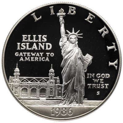 купить США 1 доллар 1986 "100 лет Статуе Свободы" Proof