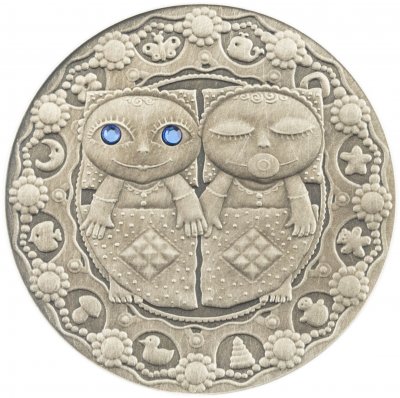 купить Беларусь 20 рублей 2009 "Знак зодиака - Близнецы"