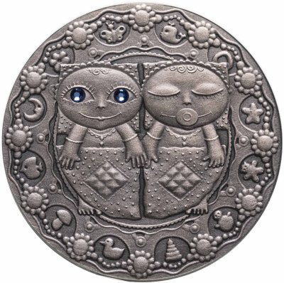 купить Беларусь 20 рублей 2009 "Знак зодиака - Близнецы"