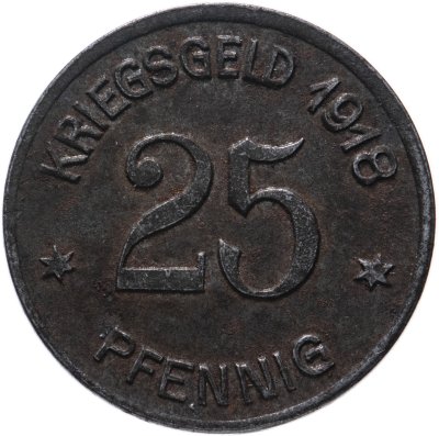 купить Германия, Кобленц 25 пфеннигов 1918