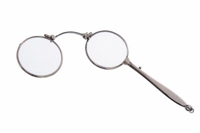 купить Лорнет лаконичной формы, серебро 900 пр., Австрия, 1922-1940 гг.