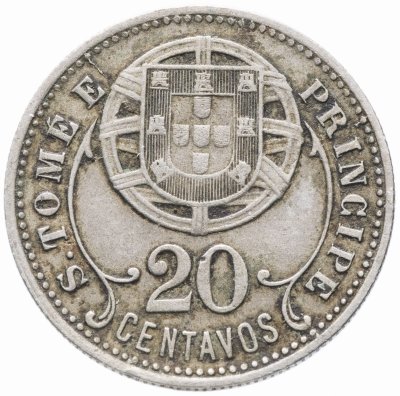 купить Сан-Томе и Принсипи 20 сентаво (centavos) 1929
