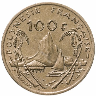 купить Французская Полинезия 100 франков (francs) 1992