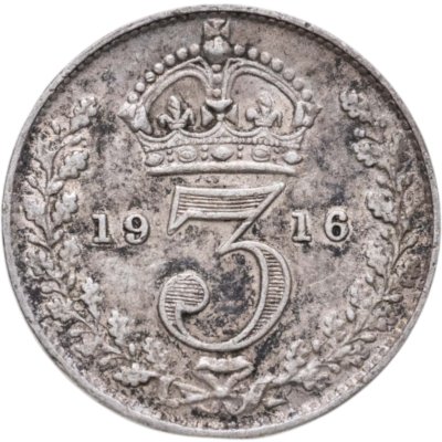 купить Великобритания 3 пенса (pence) 1916