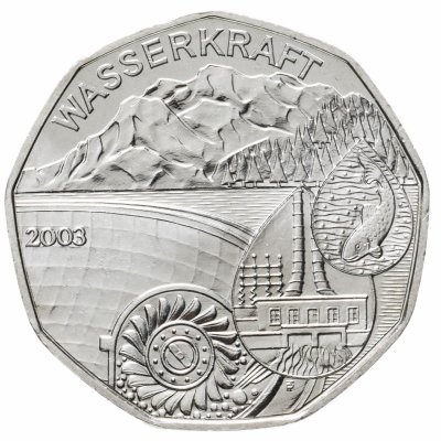купить Австрия 5 евро (euro) 2003 Гидроэлектростанция