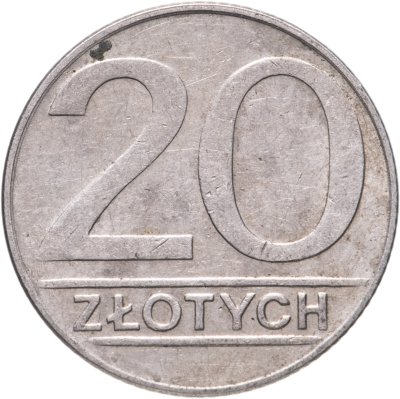 купить Польша 20 злотых 1989