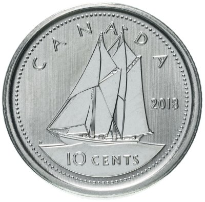 купить Канада 10 центов (cents) 2018
