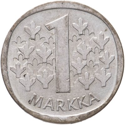 купить Финляндия 1 марка (markka) 1965 S