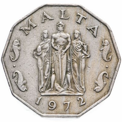 купить Мальта 50 центов (cents) 1972
