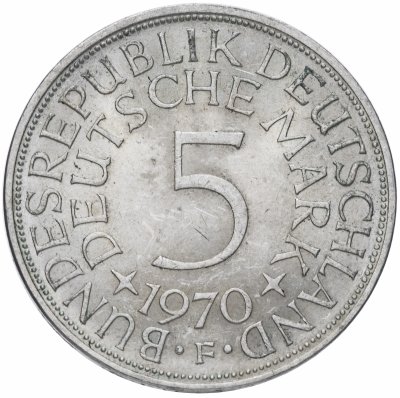 купить Западная Германия (ФРГ) 5 марок 1970