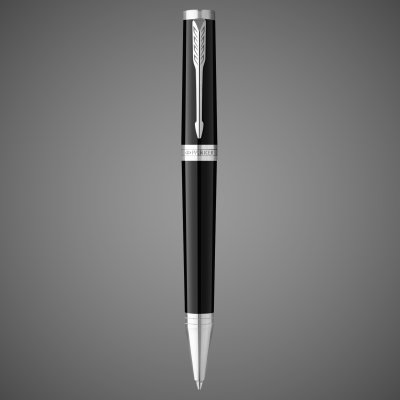 купить Шариковая ручка Parker "Ingenuity Black CT" стержень:M, цвет чернил: black, в подарочной упаковке., Покрытия: PVD-покрытие, лак, легированная сталь, 2026 г.