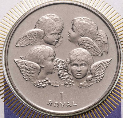 купить Гибралтар 1 роял 1999 «Четыре ангела»