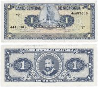 купить Никарагуа 1 кордоба 1968 (Pick 115a)