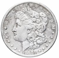 Купить США 1 доллар (dollar) 1881 S